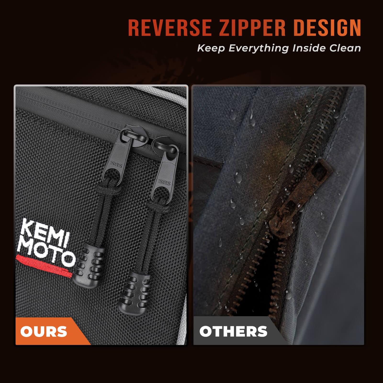 Can-Am Maverick X3 Navigation Storage Box and Holder & Front Door Strorage Bags - KEMIMOTO