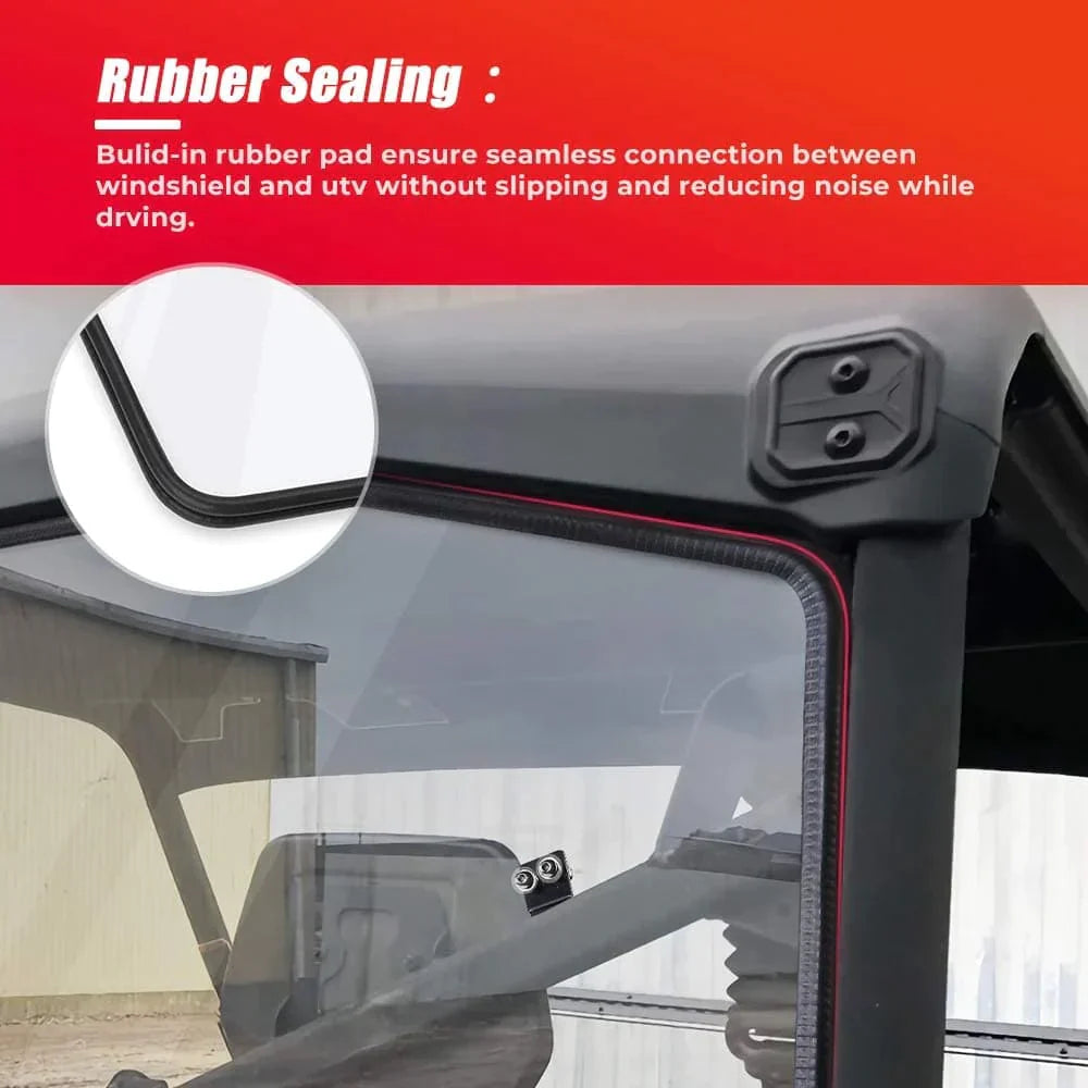 Rear Windshield & Hard Roof Top Plastic for Can Am Defender