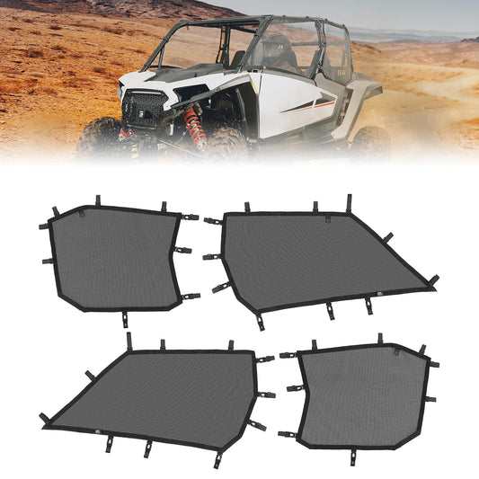 Window Mesh Net Side Soft Windshield for 2024 Polaris RZR XP 4 1000