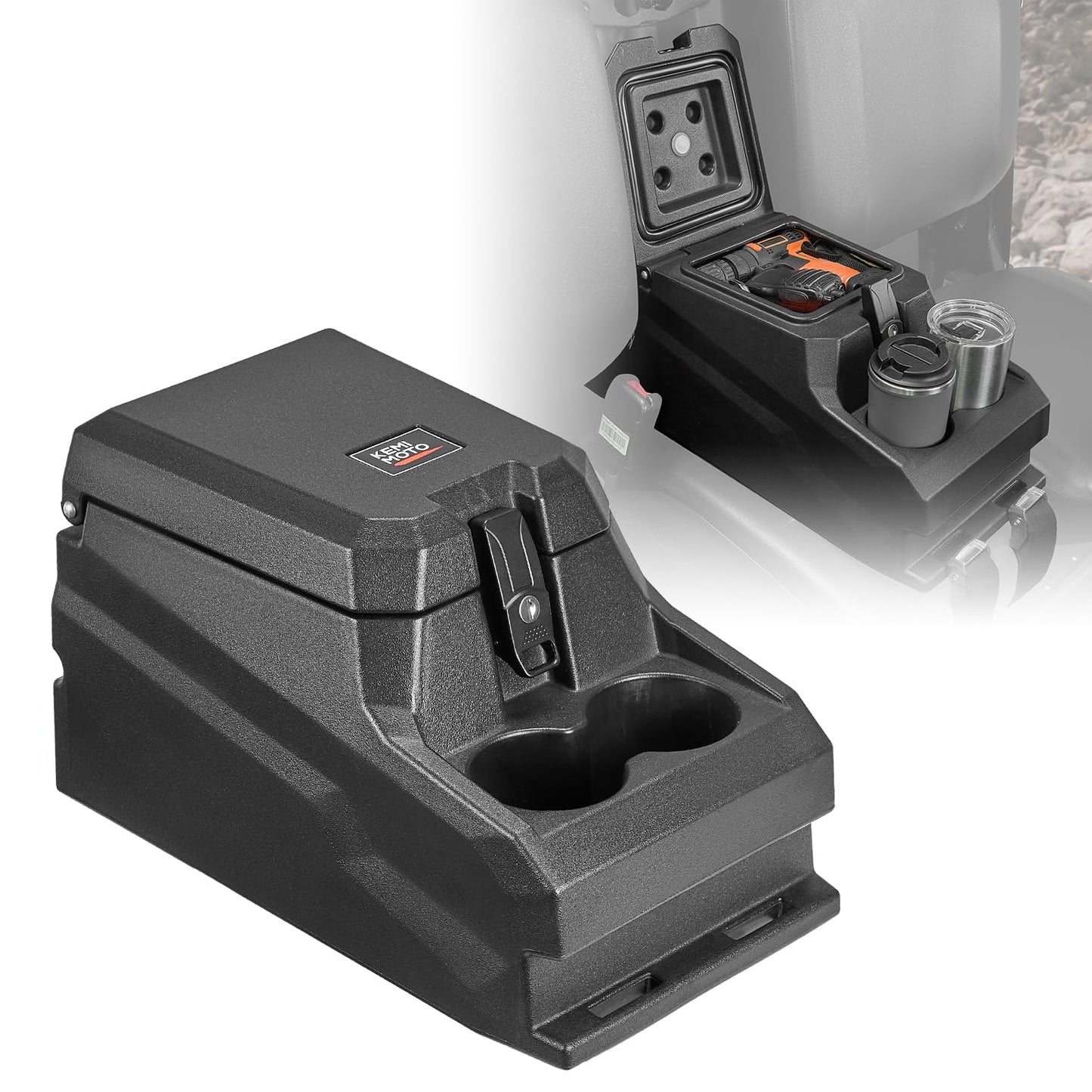 Bench Seat Console Armrest Box for Can-Am Defender