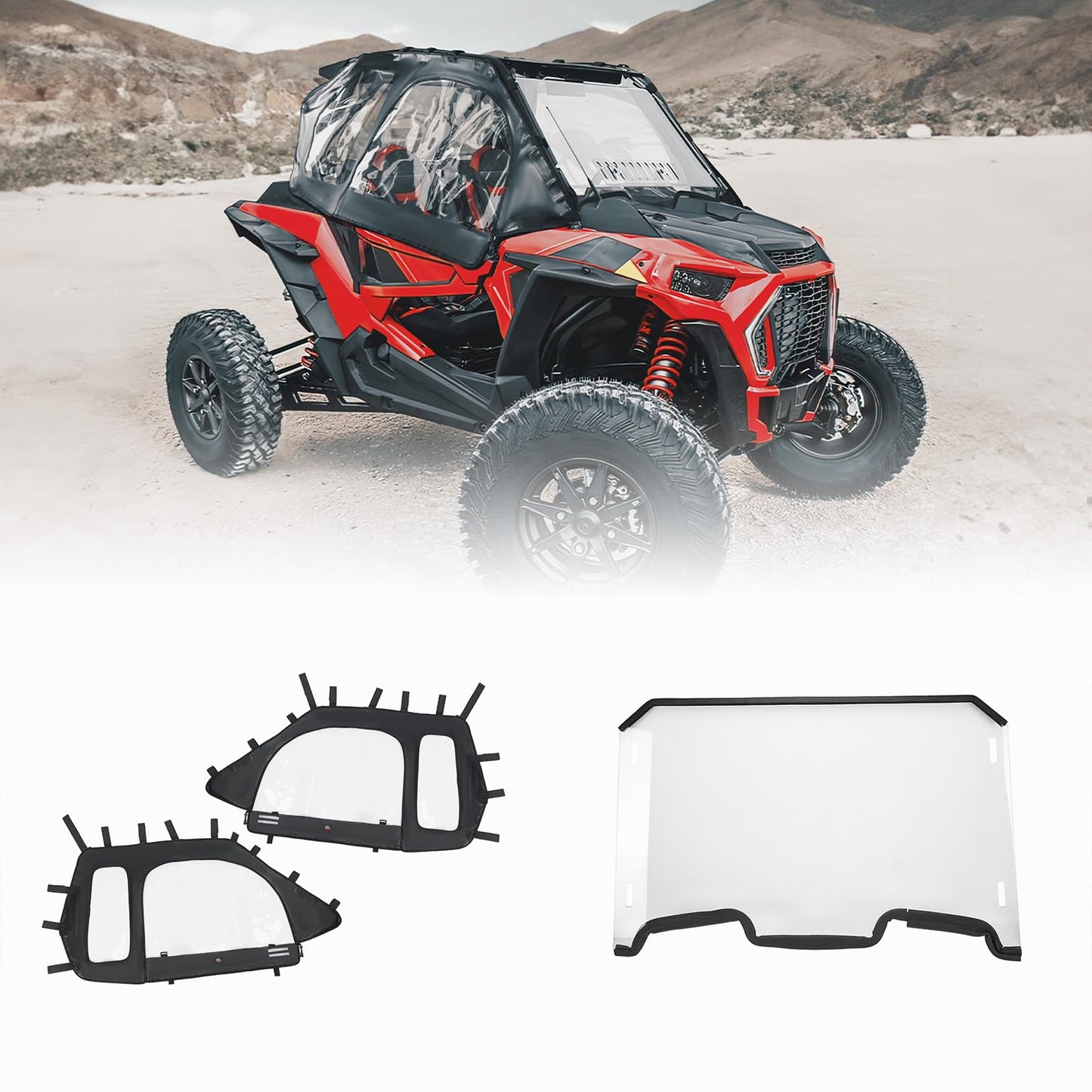 Cab Enclosures Front Windshield for Polaris RZR XP 1000/4