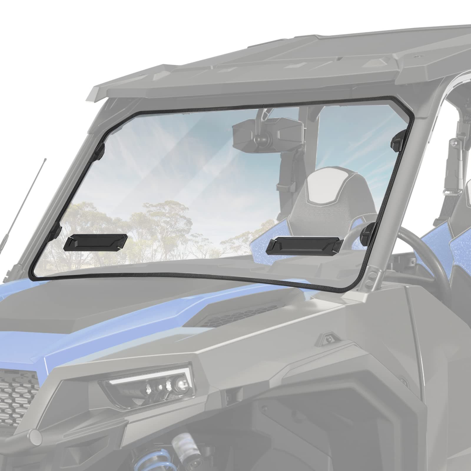Vented Full Windshield Fit Polaris General 1000 (2016-2023) - Kemimoto