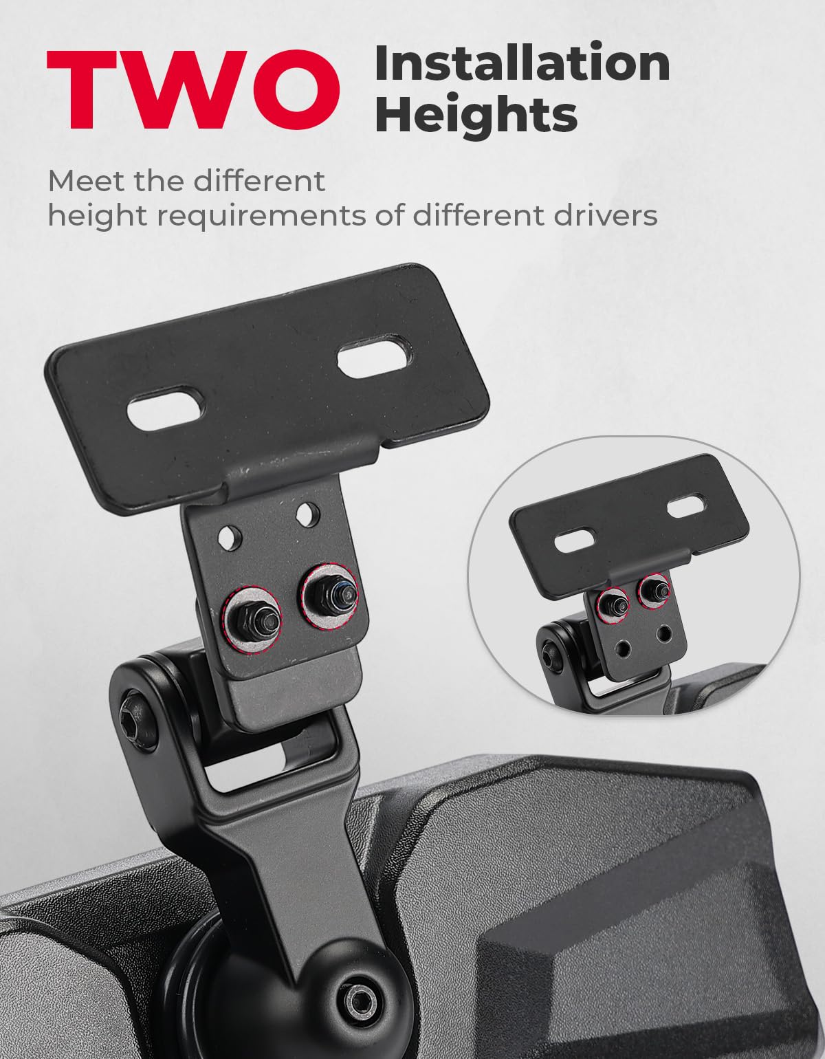 Airflow Sliding Vented Rear Windshield & Rear Mirros for CFMOTO UFORCE 1000 - Kemimoto