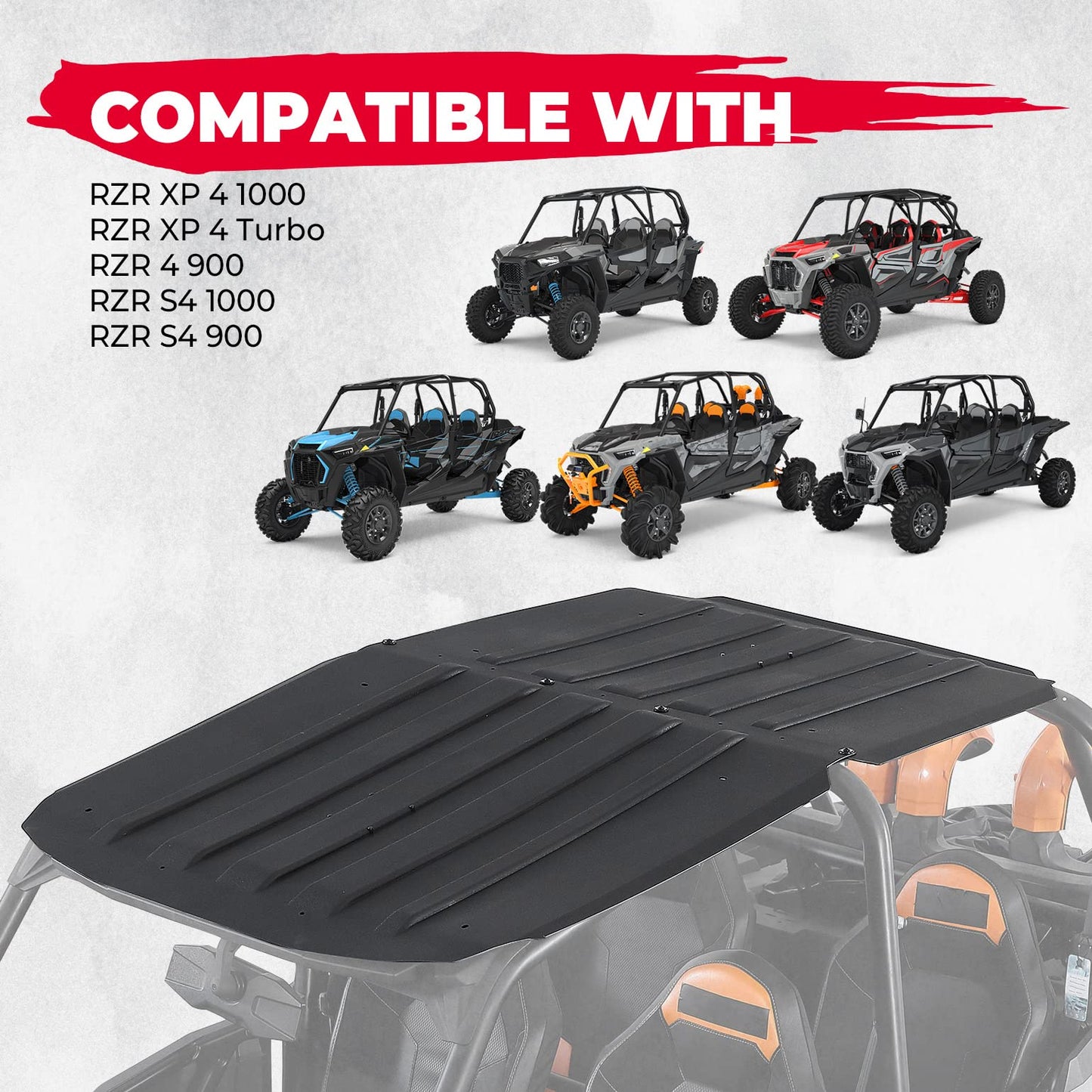 Heavy Duty 4 Doors Hard Roof For Polaris RZR XP 4 1000/ Turbo / S4