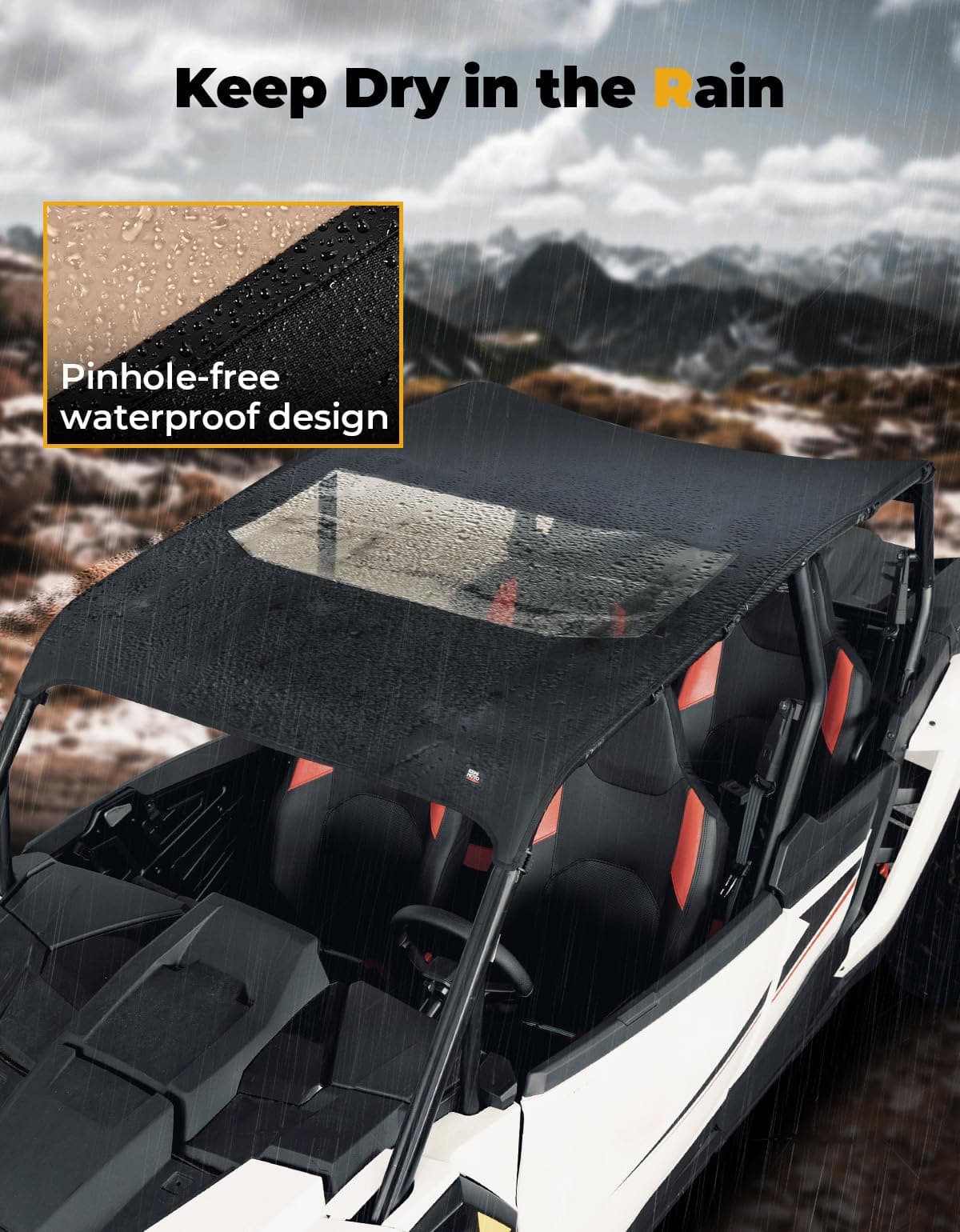 PVC Soft Roof Top for Polaris RZR XP 4 1000 2024+