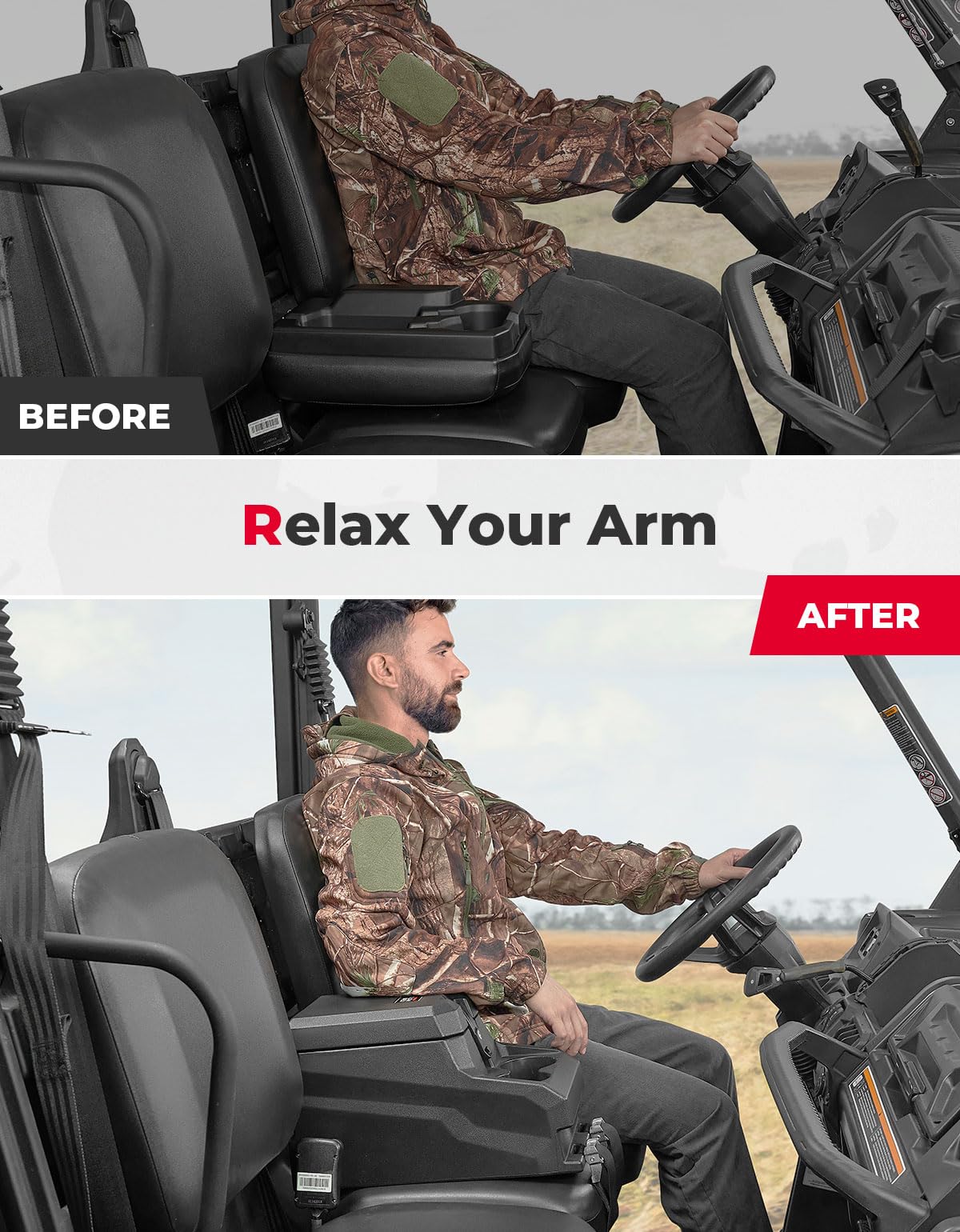 Bench Seat Console Armrest Box for Can-Am Defender