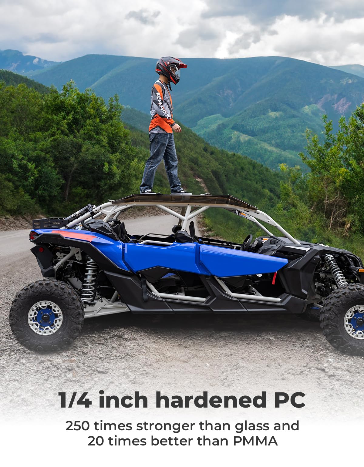 Tinted Roof UV and Impact Resistant for Can-Am Maverick X3 MAX