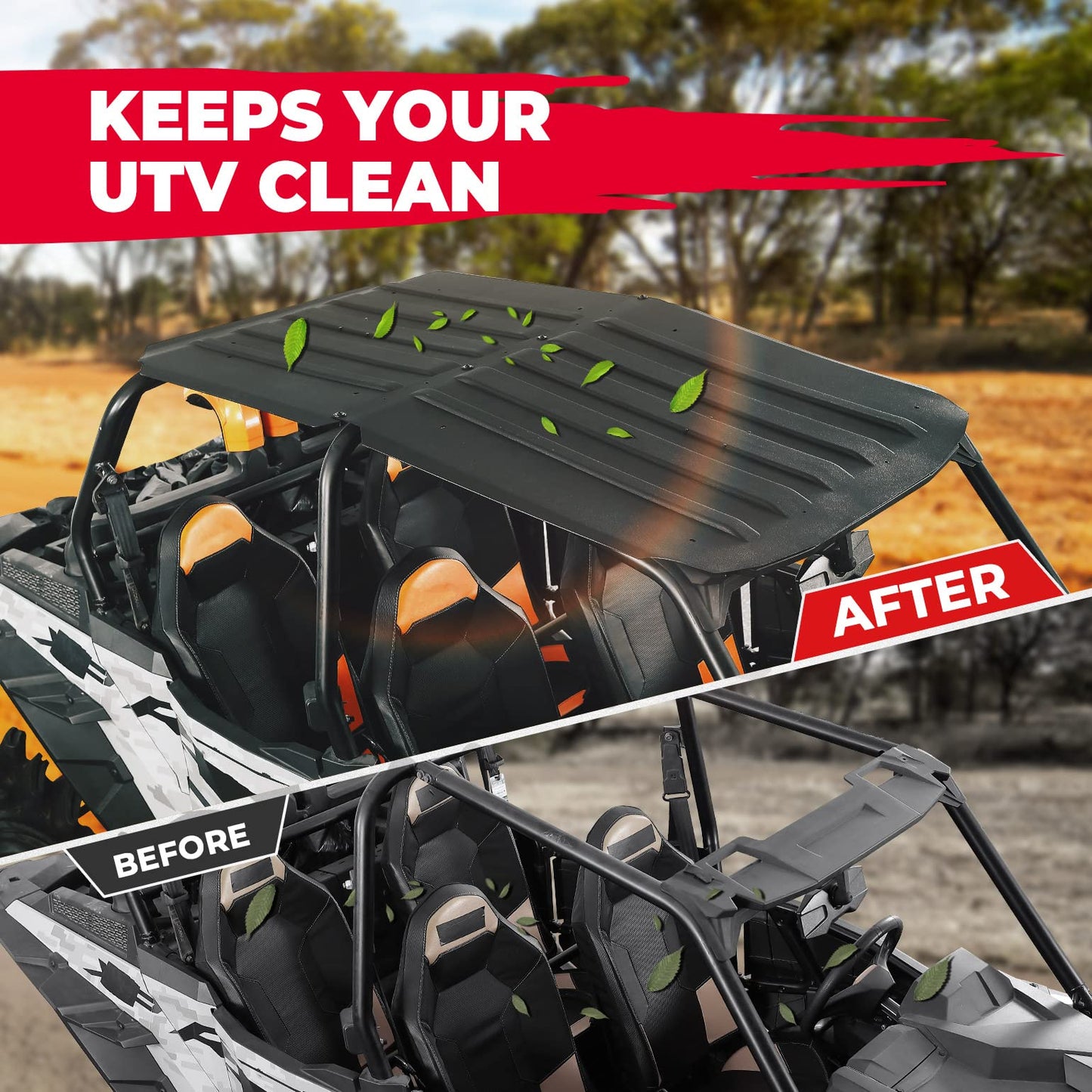 Heavy Duty 4 Doors Hard Roof For Polaris RZR XP 4 1000/ Turbo / S4