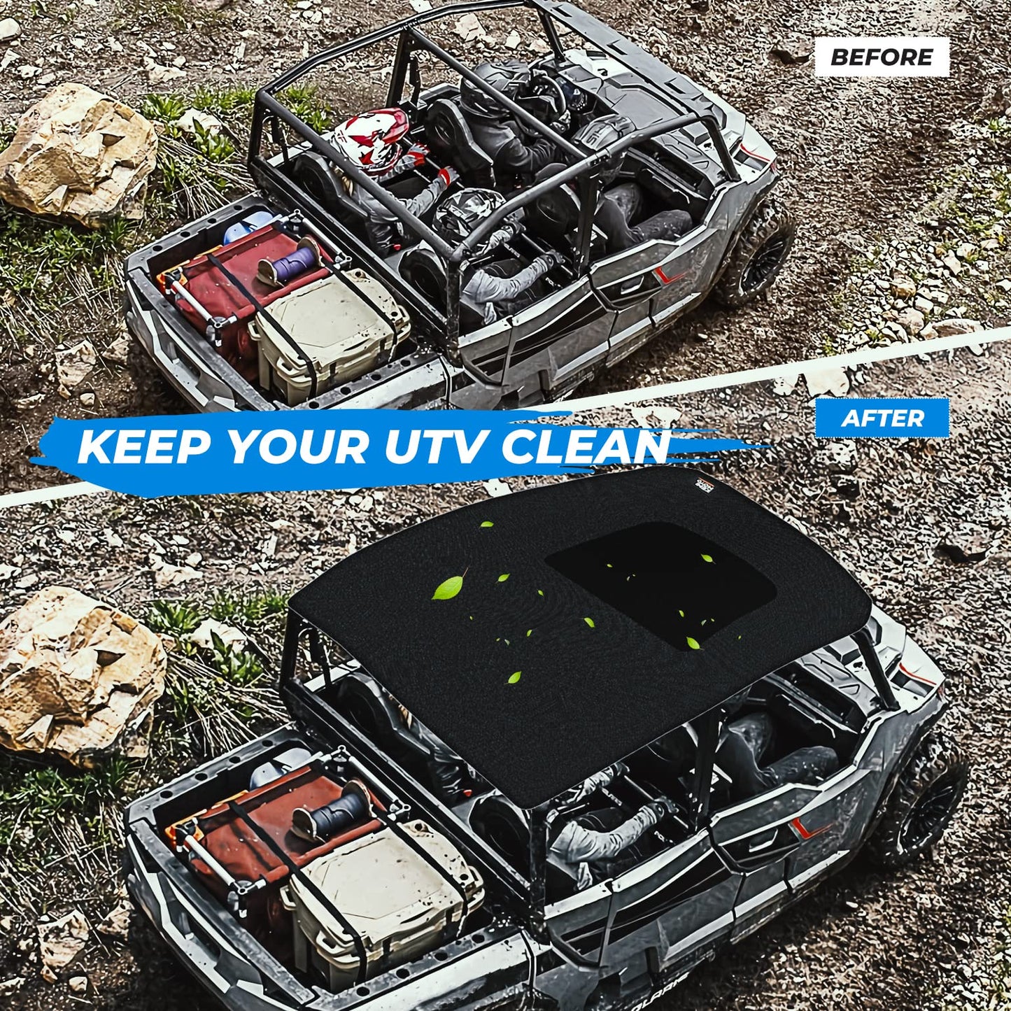 Heavy Duty 1680D Oxford Fabric Roof for Polaris General