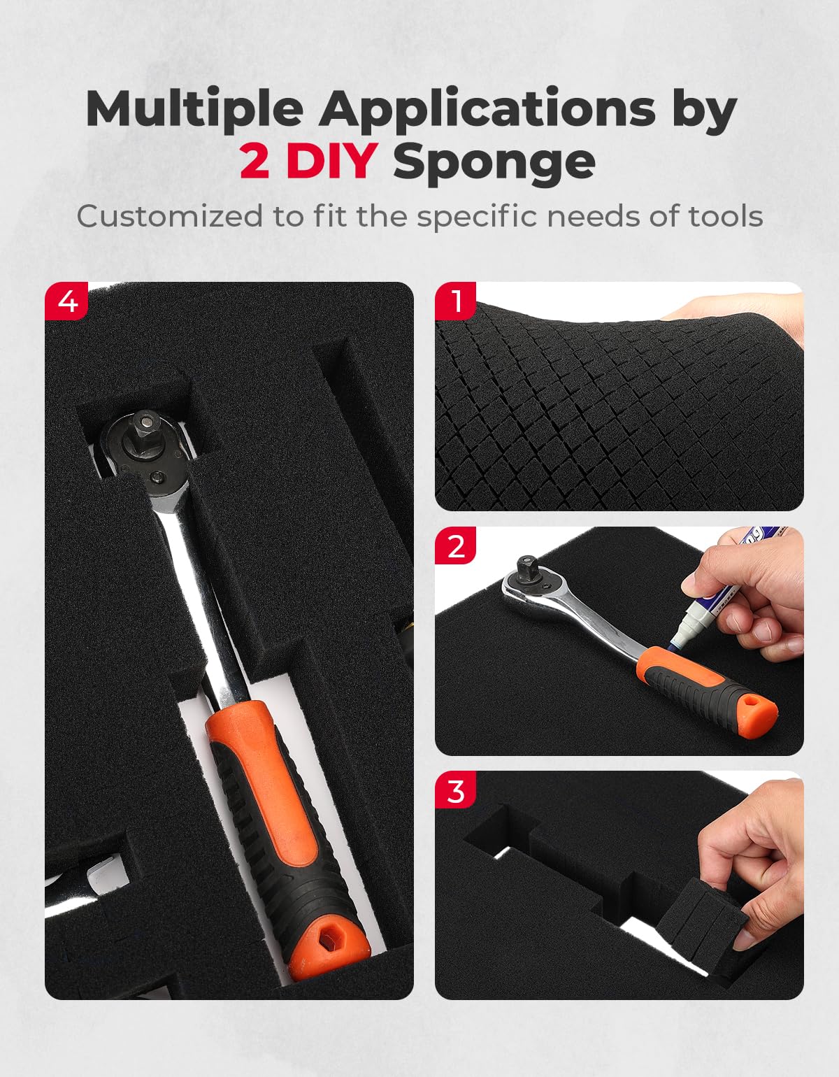 UTV DIY Tool Box, Tool Case Box For Pioneer 1000 1000-6