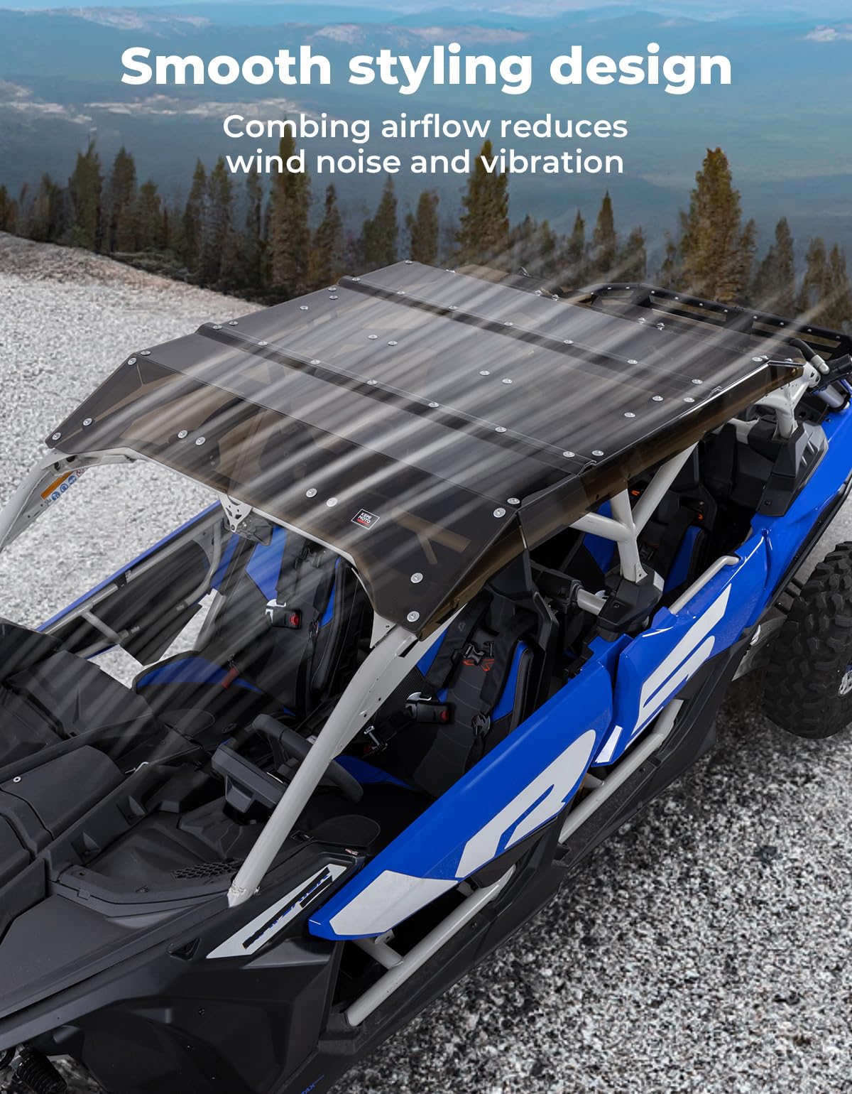 Tinted Roof UV and Impact Resistant for Can-Am Maverick X3 MAX
