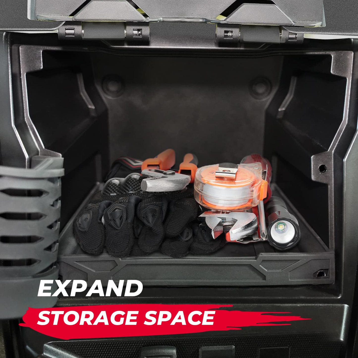 UTV Dashboard Dash Net with Anti-Slip Tray for Kawasaki Teryx