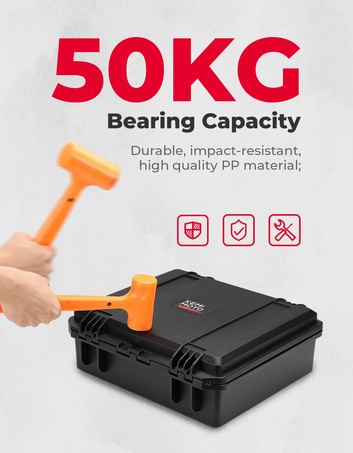 UTV DIY Tool Box, Tool Case Box For Pioneer 1000 1000-6