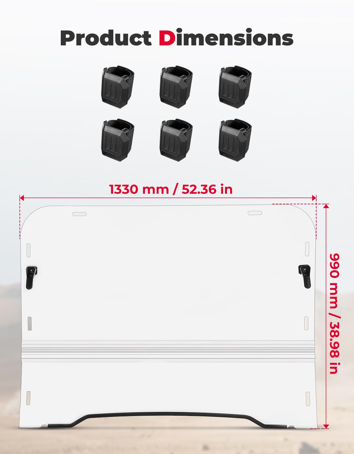 UTV Windshield for Kawasaki Mule 3010