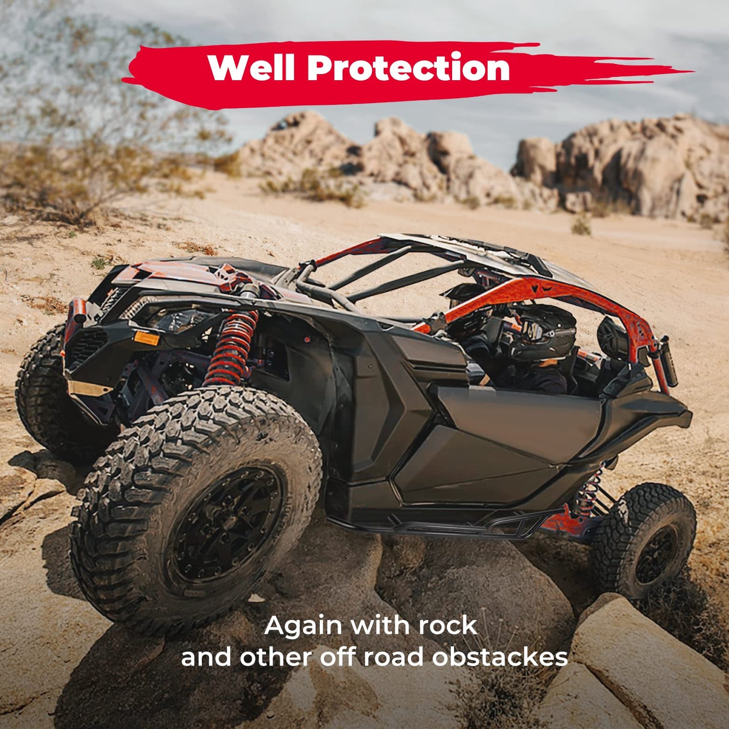 Plastic Roof & Nerf Bars For Can-Am Maverick X3