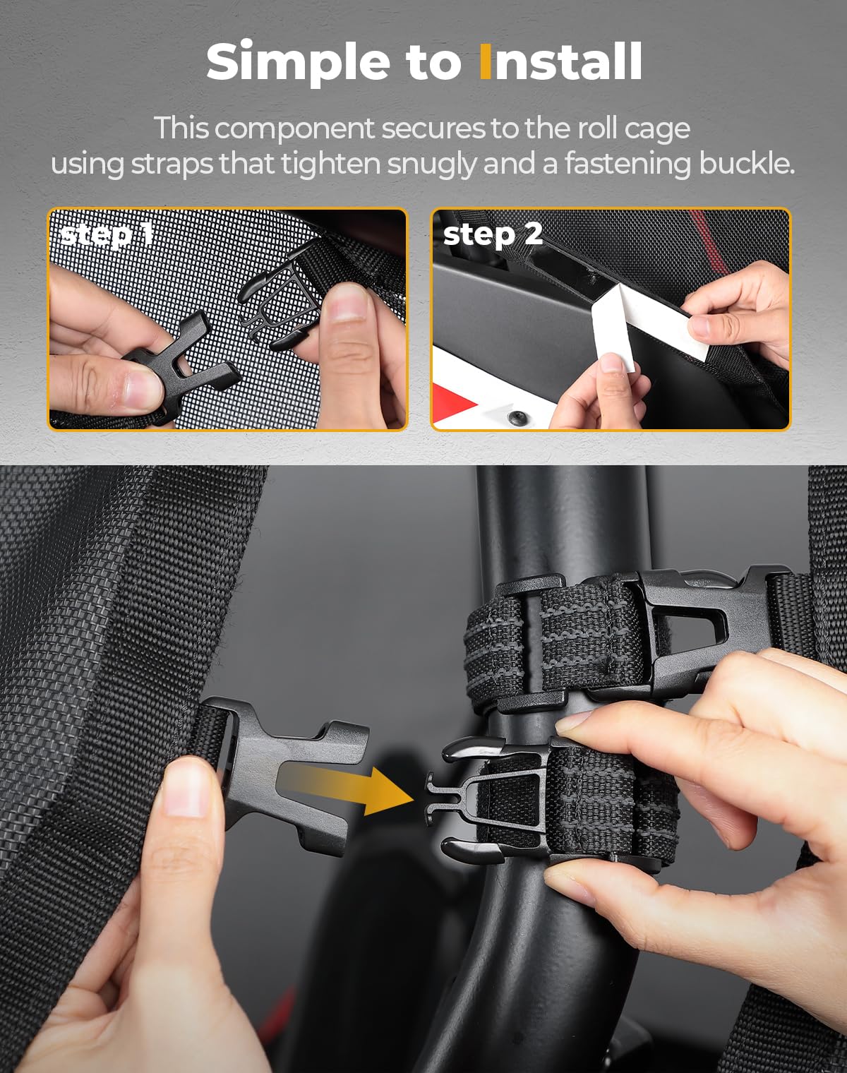 Window Mesh Net Side Soft Windshield for 2024 Polaris RZR XP 4 1000