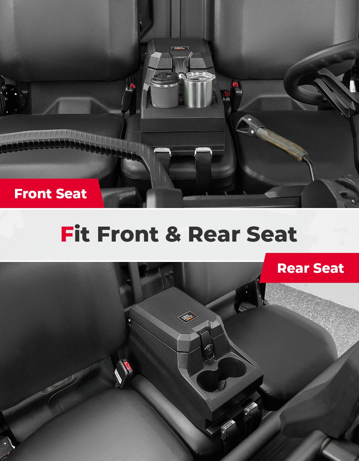 Bench Seat Console Armrest Box for Can-Am Defender