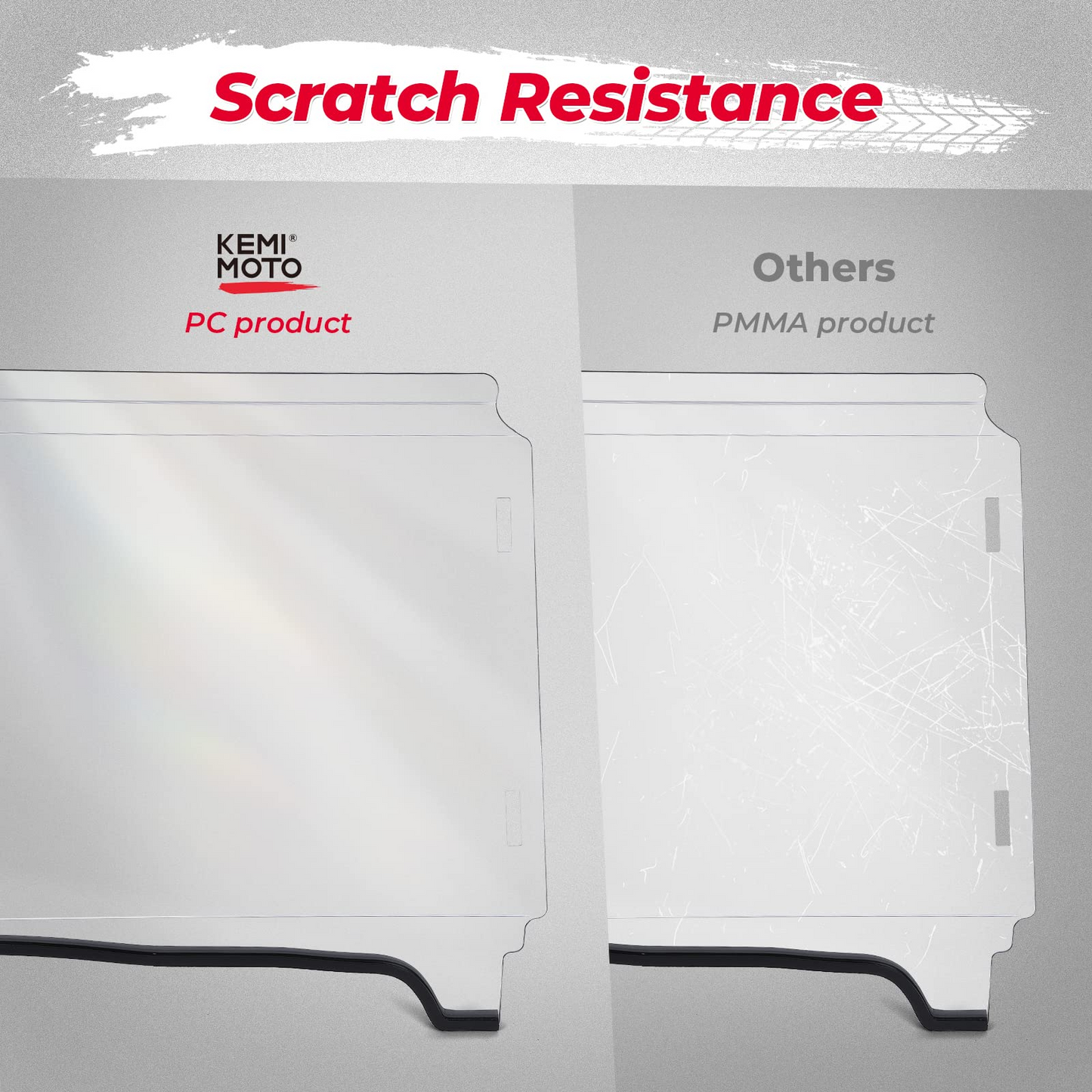 Front Full Windshield for Kawasaki Teryx 4 750 / Teryx 800