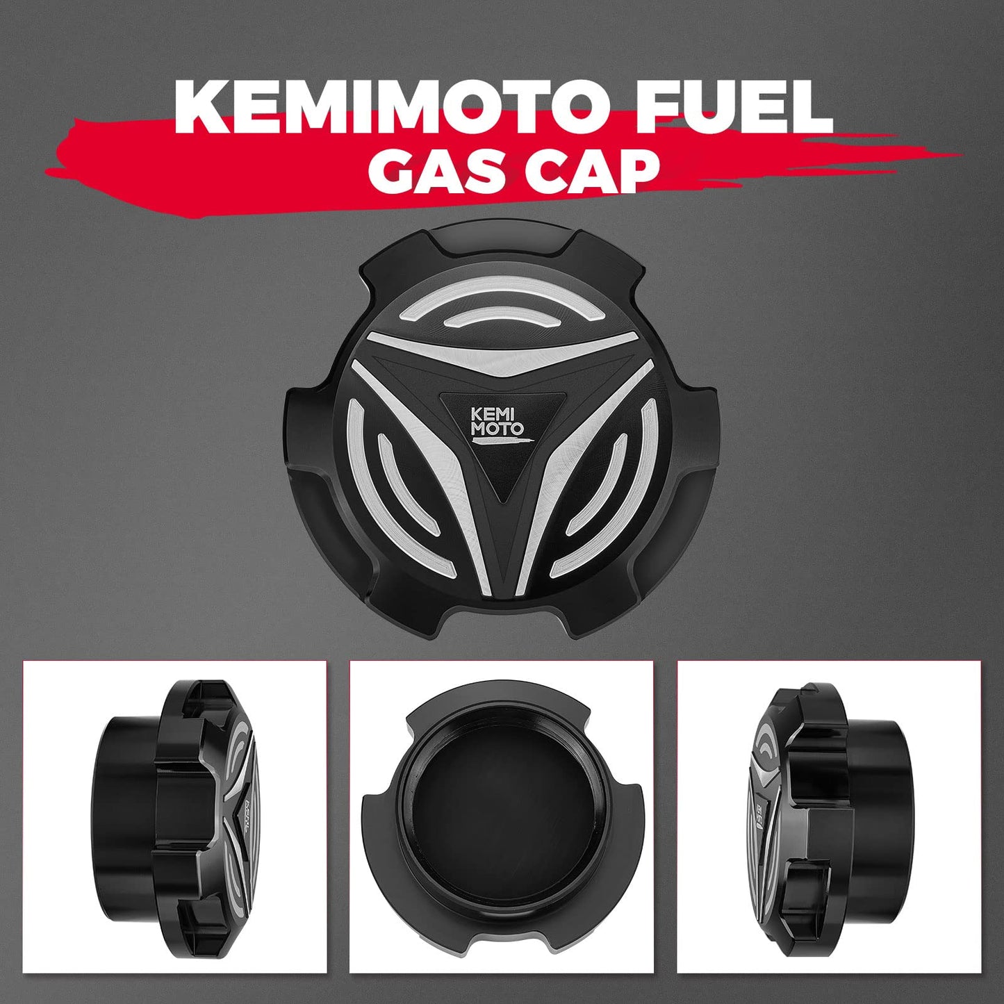 Side Storage Bags & Aluminum Gas Cap Fit Polaris Slingshot SL LE R S SLR - Kemimoto