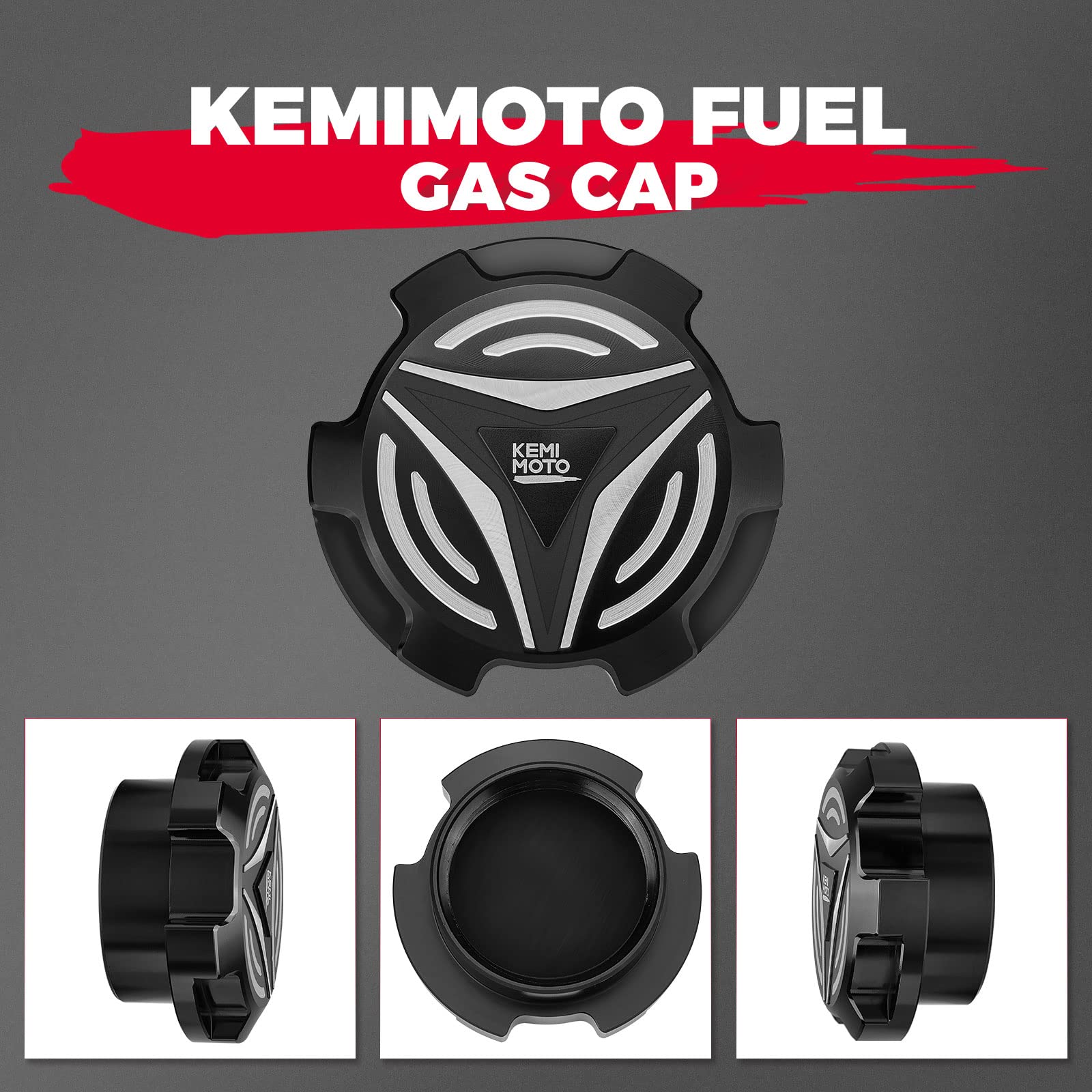 Side Storage Bags & Aluminum Gas Cap Fit Polaris Slingshot SL LE R S SLR - Kemimoto
