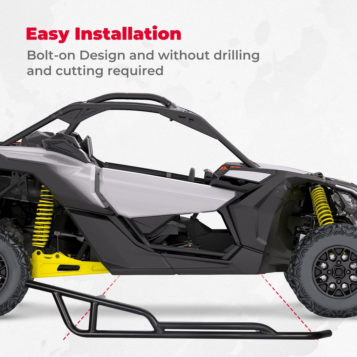 Plastic Roof & Nerf Bars For Can-Am Maverick X3