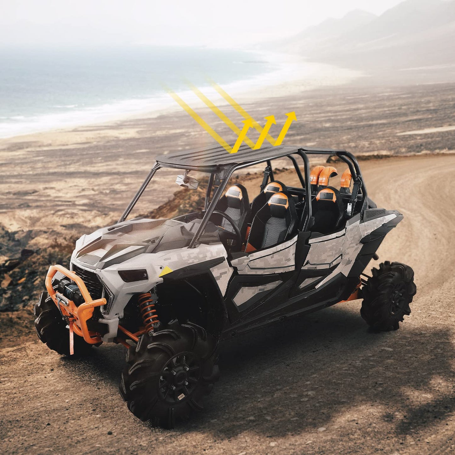 Heavy Duty 4 Doors Hard Roof For Polaris RZR XP 4 1000/ Turbo / S4