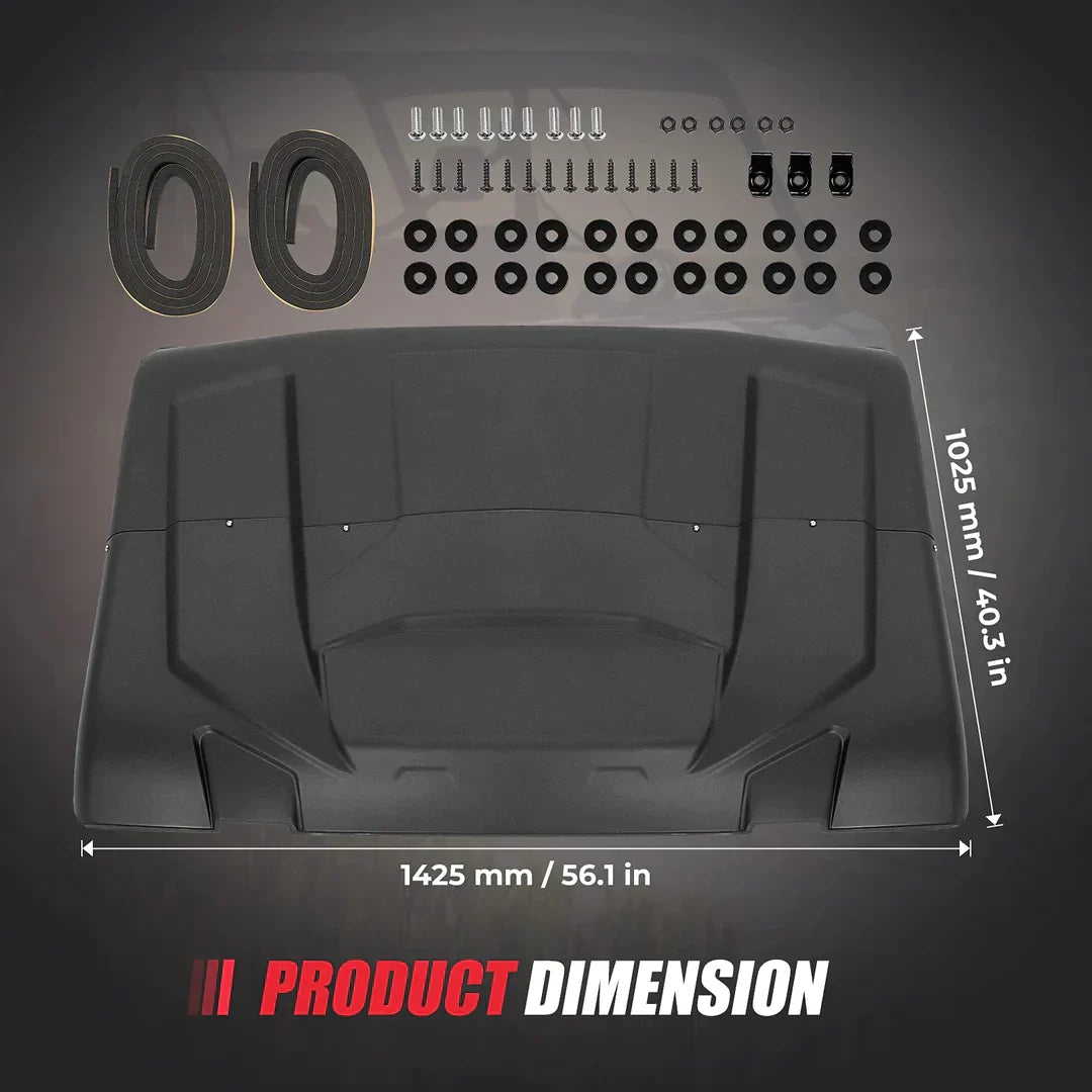 Rear Windshield & Hard Roof Top Plastic for Can Am Defender
